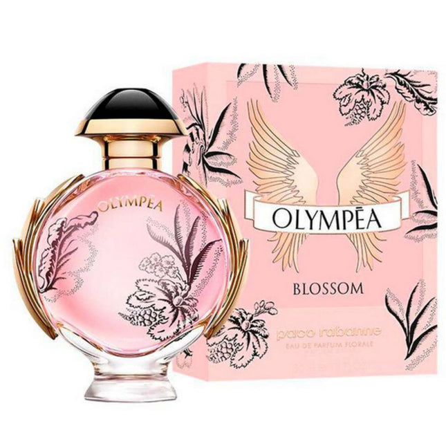 Olympéa Blossom Eau De Parfum Florale 80mL along with its packaging