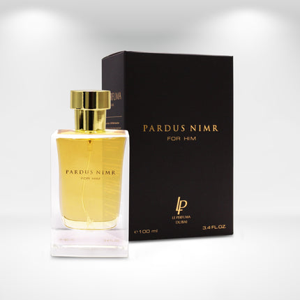 Pardus Nimr perfume bottle and packaging on a white background