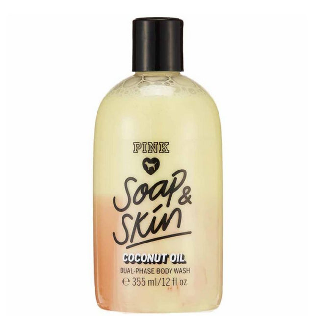 Pink Soap and Skin Coconut Oil Dual Phase