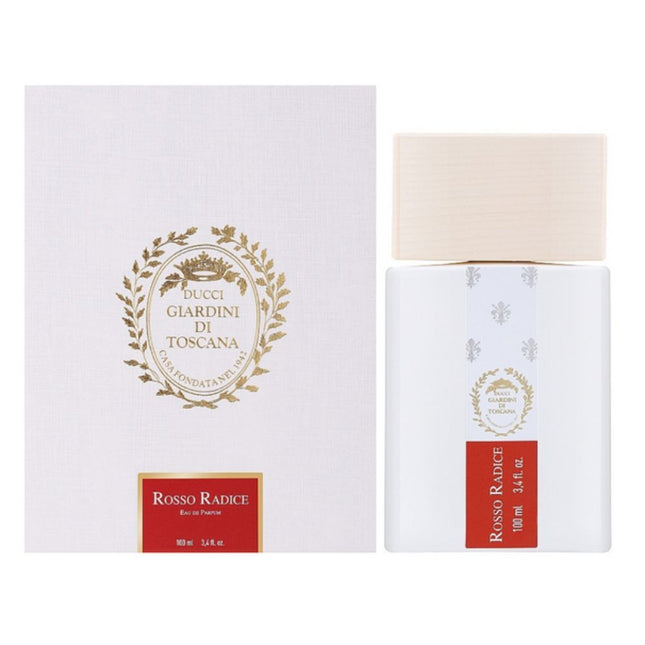 Rosso Radice EDP 100mL by Giardini Di Toscana along with its Packing