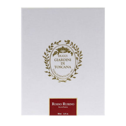 The Packing of Rosso Rubino EDP 100mL by Giardini Di Toscana