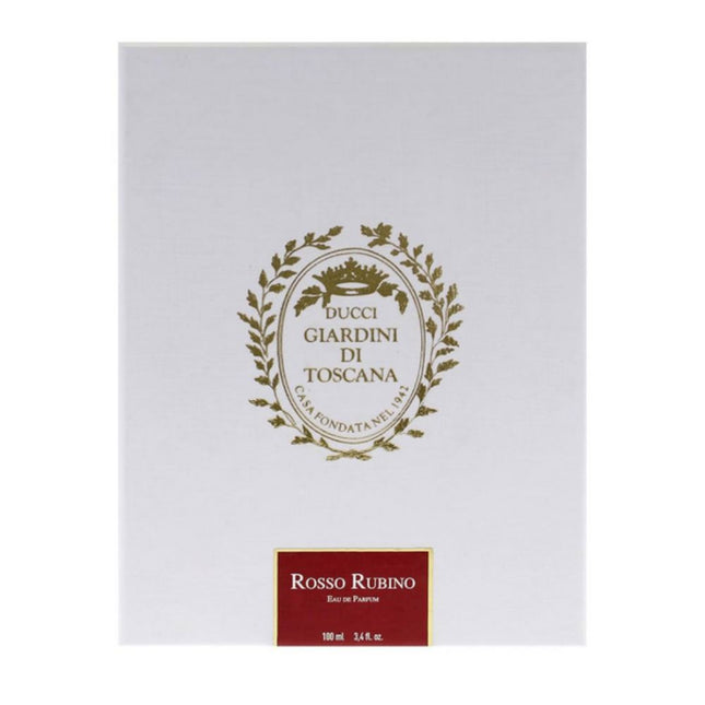 The Packing of Rosso Rubino EDP 100mL by Giardini Di Toscana