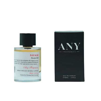 ANY fragrances SAVAGE EDP 100mL bottle and its Packing
