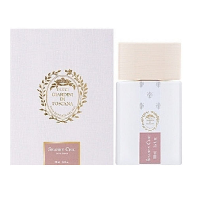 Shabby Chic EDP 100mL by Giardini Di Toscana along with its Packing