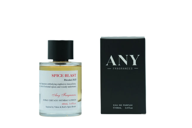 ANY fragrances SPICE BLAST EDP 100mL bottle along with its Packing
