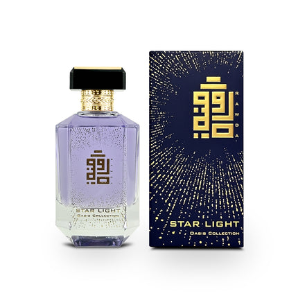 Star Light EDP 100mL by Rawda Perfumes along with its Pack