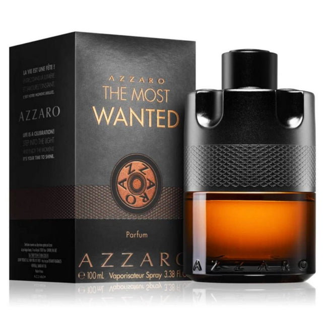 The Most Wanted Parfum 100mL by Azzaro alomg with its Box