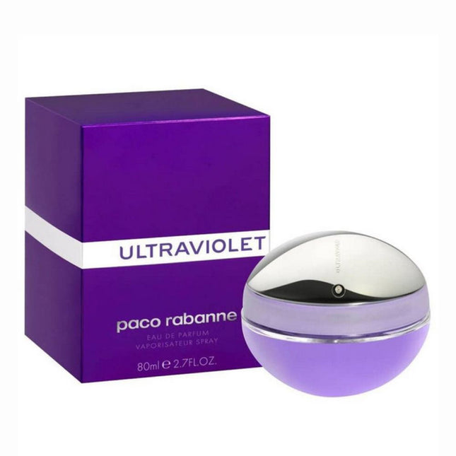 Ultraviolet for women EDP 80mL by Paco Rabanne along with its Packaging