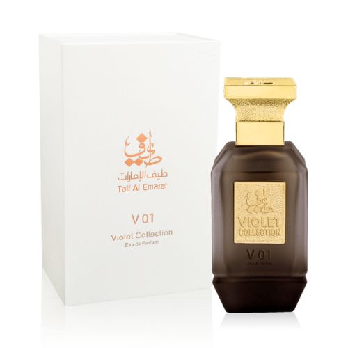 V01 EDP 75mL by Taif Al Emarat along with its back