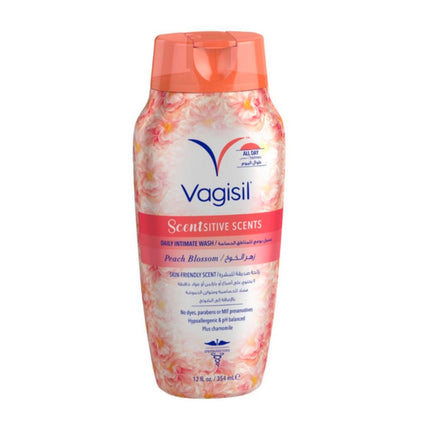 Vagisil Scentsitive Scents Peach Blossom Wash 12 fl oz or 354 mL
