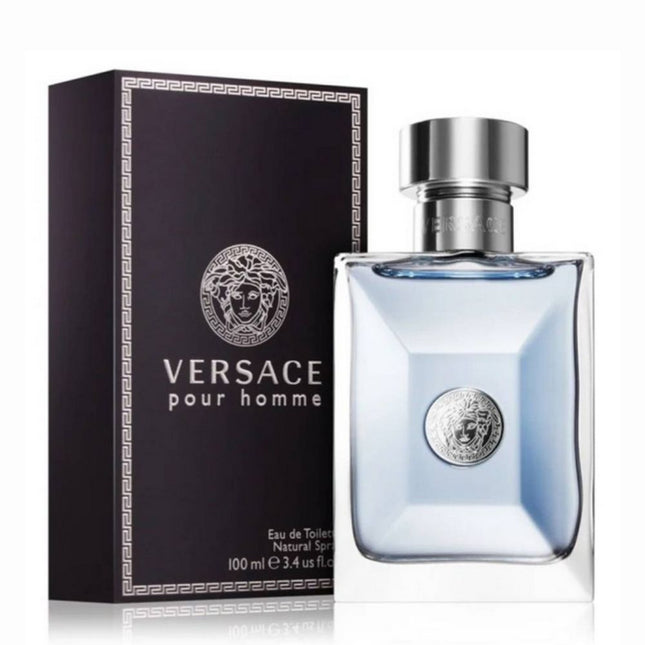 Versace Pour Homme EDT 100mL  along with its Packaging