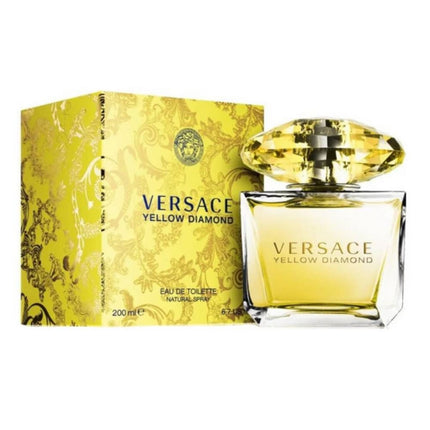 Versace Yellow Diamond EDT 200mL along with its packing