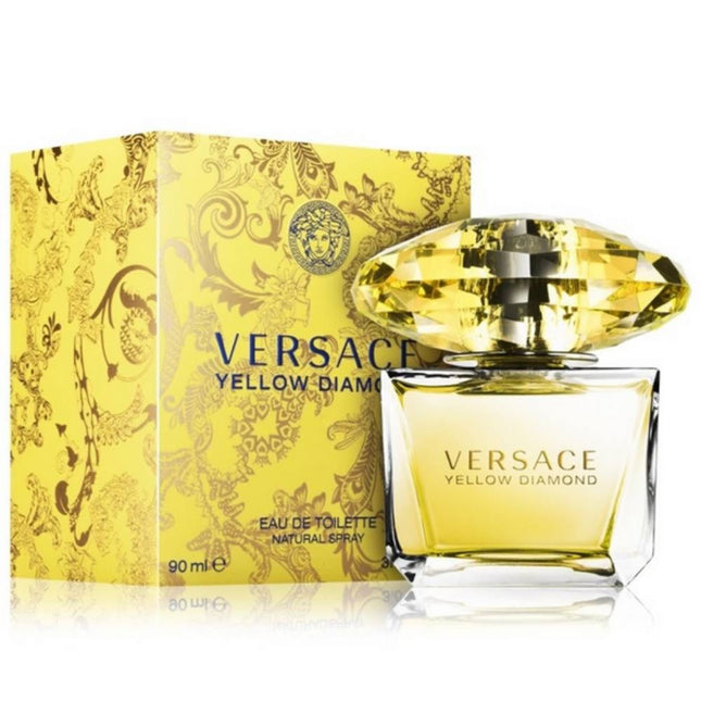 Versace Yellow Diamond EDT 90mL along with its packing