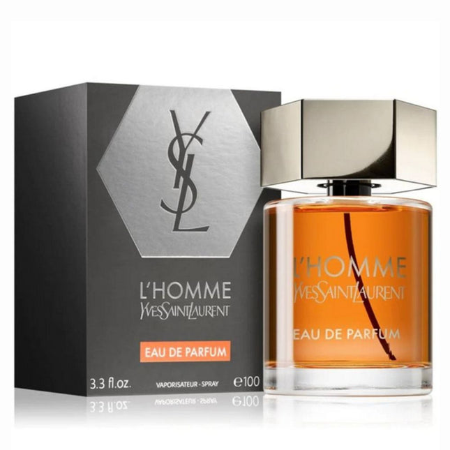 YSL L'Homme Eau de Parfum 100mL along with its Packaging
