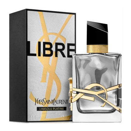 YSL Libre L'Absolu Platine For Women Parfum 50mL along with its Packaging