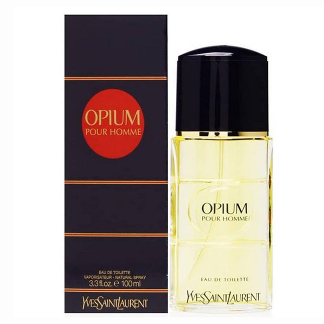 YSL Opium Pour Homme EDT 100mL along with its Packaging