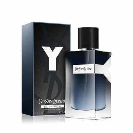 YSL Y For Men REFILLABLE EDP 100mL along with its Packaging