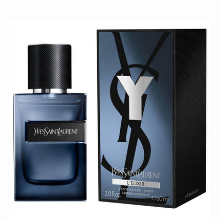 YSL Y L'Elixir For Men Parfum 60mL along with its Packaging
