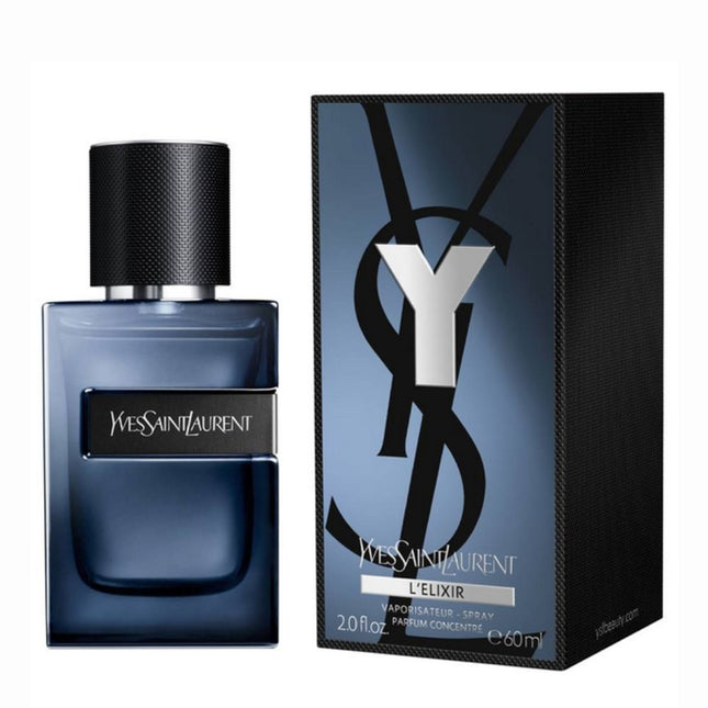 YSL Y L'Elixir For Men Parfum 60mL along with its Packaging